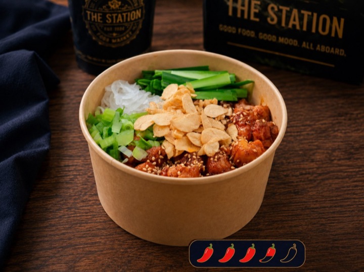 spicy chicken bowl