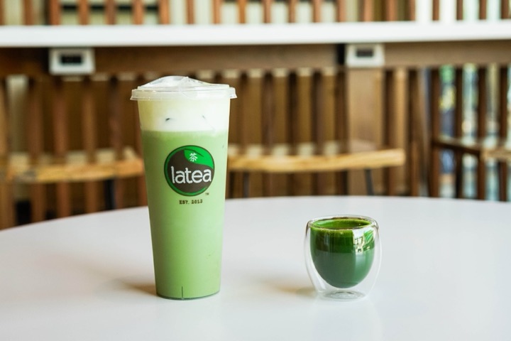 milk cap matcha latte