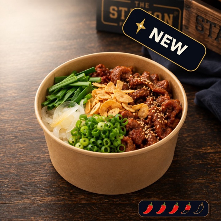 spicy pork bowl